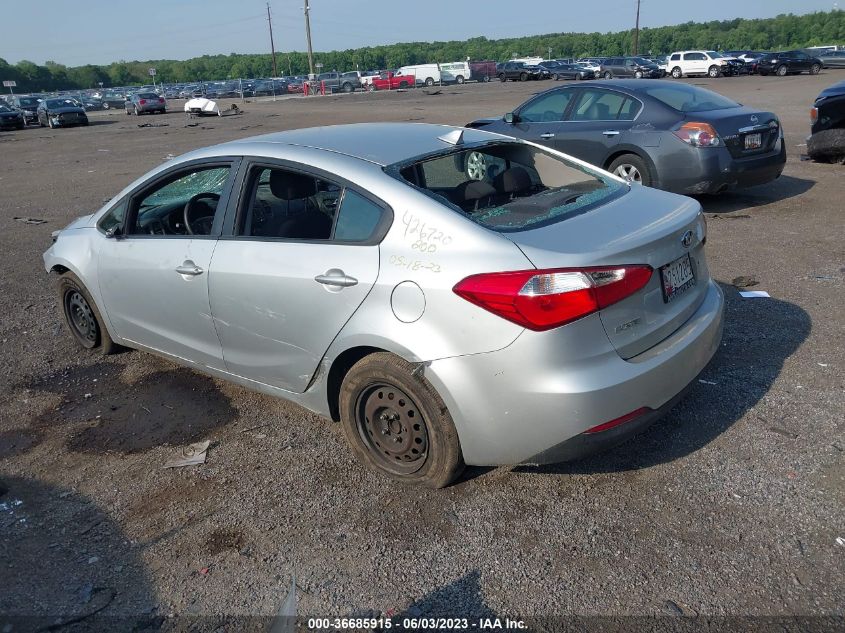 2014 KIA FORTE LX - KNAFK4A62E5180376