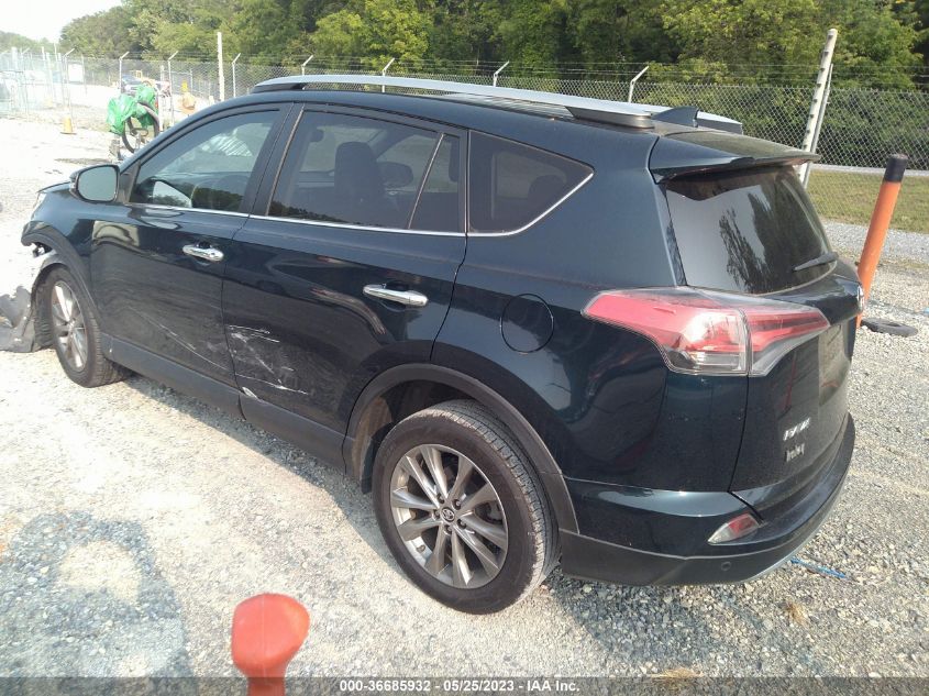 2017 TOYOTA RAV4 LIMITED/PLATINUM - 2T3DFREV9HW616912
