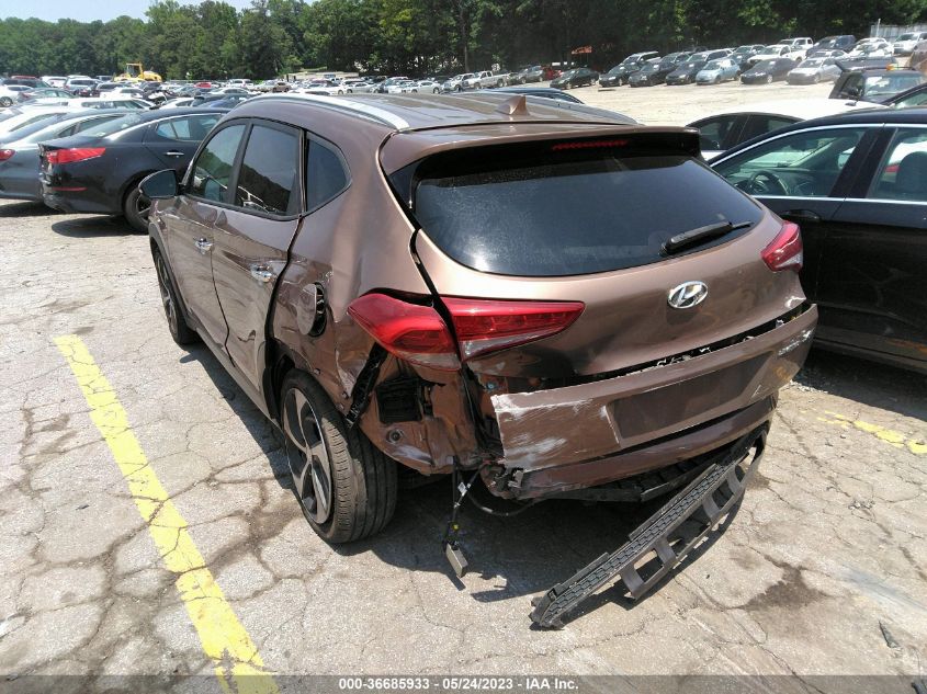 2017 HYUNDAI TUCSON LIMITED - KM8J33A27HU355129