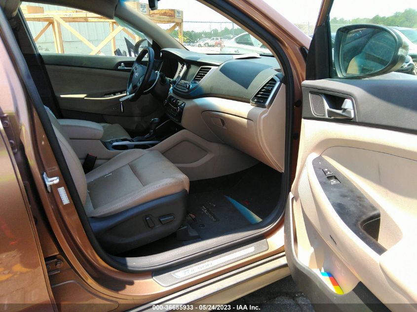 2017 HYUNDAI TUCSON LIMITED - KM8J33A27HU355129