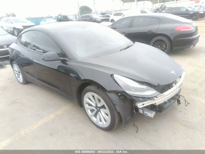 2022 TESLA MODEL 3 - 5YJ3E1EA7NF131103