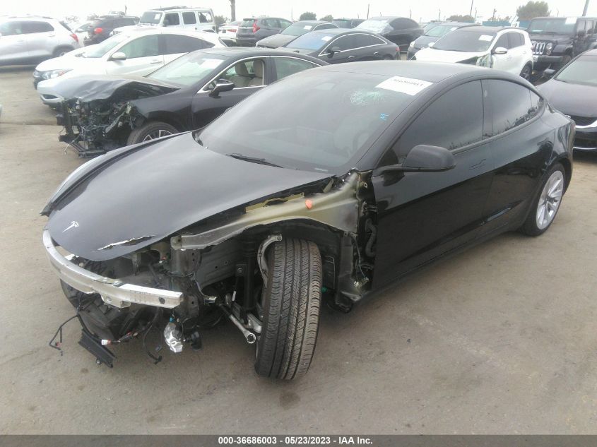 2022 TESLA MODEL 3 - 5YJ3E1EA7NF131103