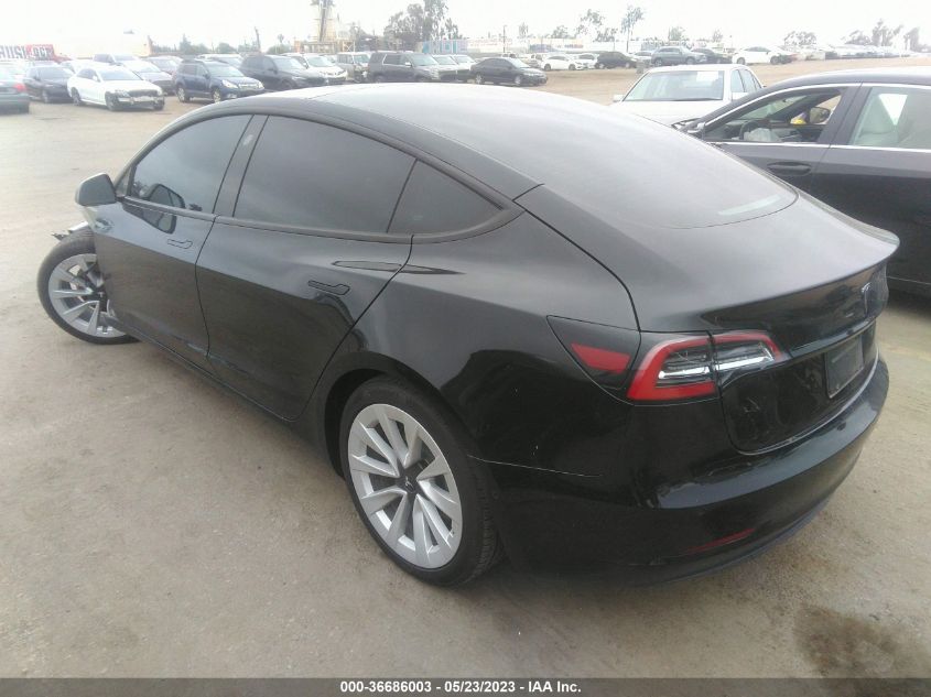 2022 TESLA MODEL 3 - 5YJ3E1EA7NF131103
