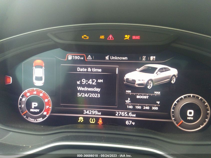 2018 AUDI RS 5 COUPE - WUAPWAF58JA902965