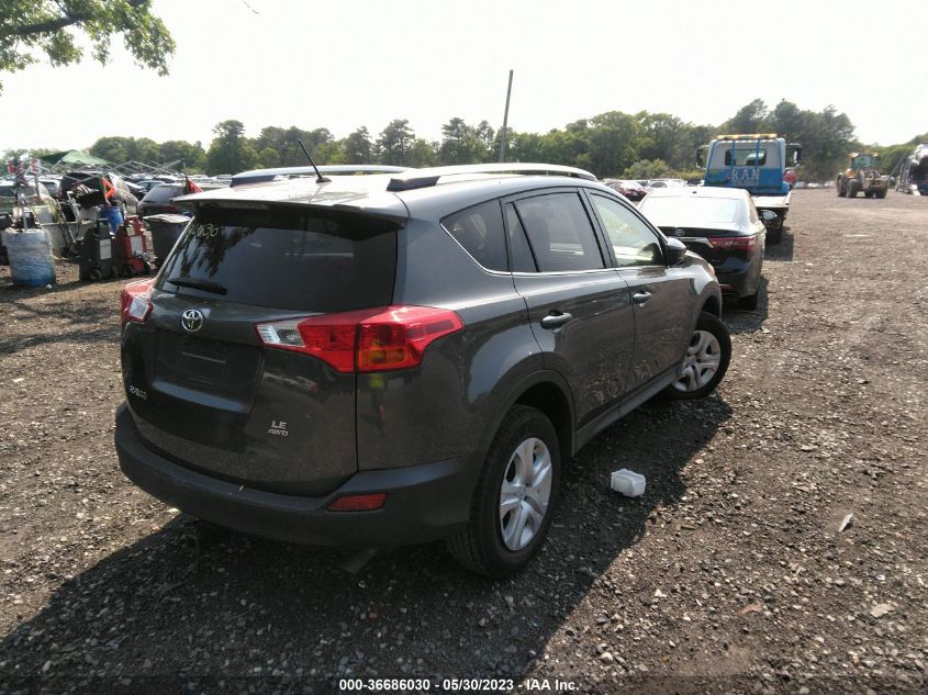 2013 TOYOTA RAV4 LE - JTMBFREV2DD023522