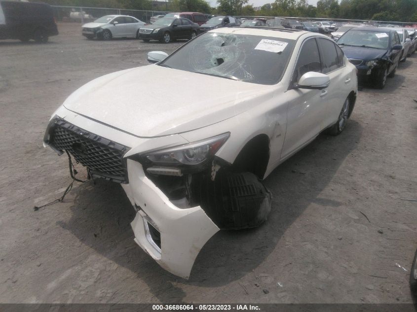 2019 INFINITI Q50 3.0T LUXE - JN1EV7ARXKM590445