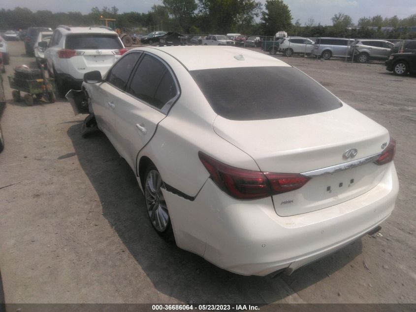 2019 INFINITI Q50 3.0T LUXE - JN1EV7ARXKM590445