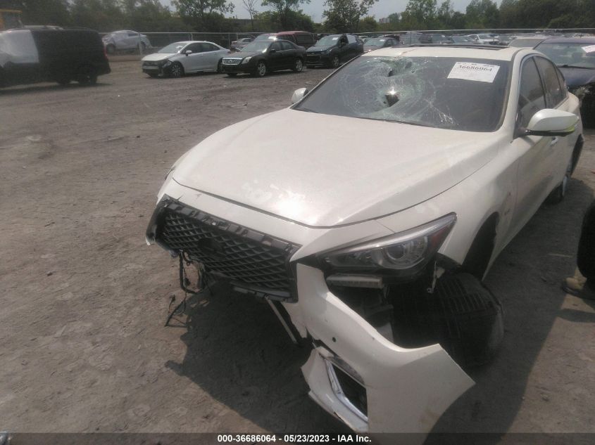 2019 INFINITI Q50 3.0T LUXE - JN1EV7ARXKM590445