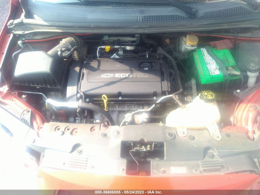 2013 CHEVROLET SONIC LT - 1G1JC5SH5D4197945