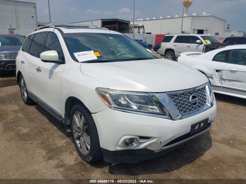 2014 NISSAN PATHFINDER PLATINUM - 5N1AR2MN9EC627213