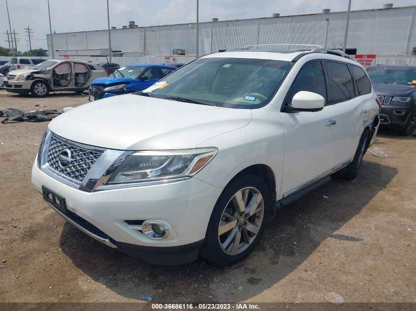 2014 NISSAN PATHFINDER PLATINUM - 5N1AR2MN9EC627213