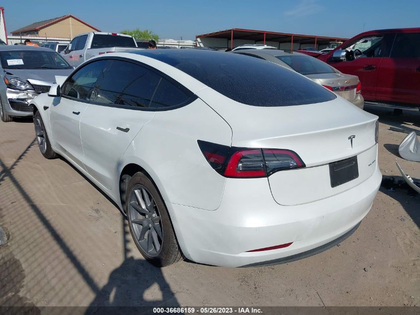 2022 TESLA MODEL 3 LONG RANGE - 5YJ3E1EB6NF335478