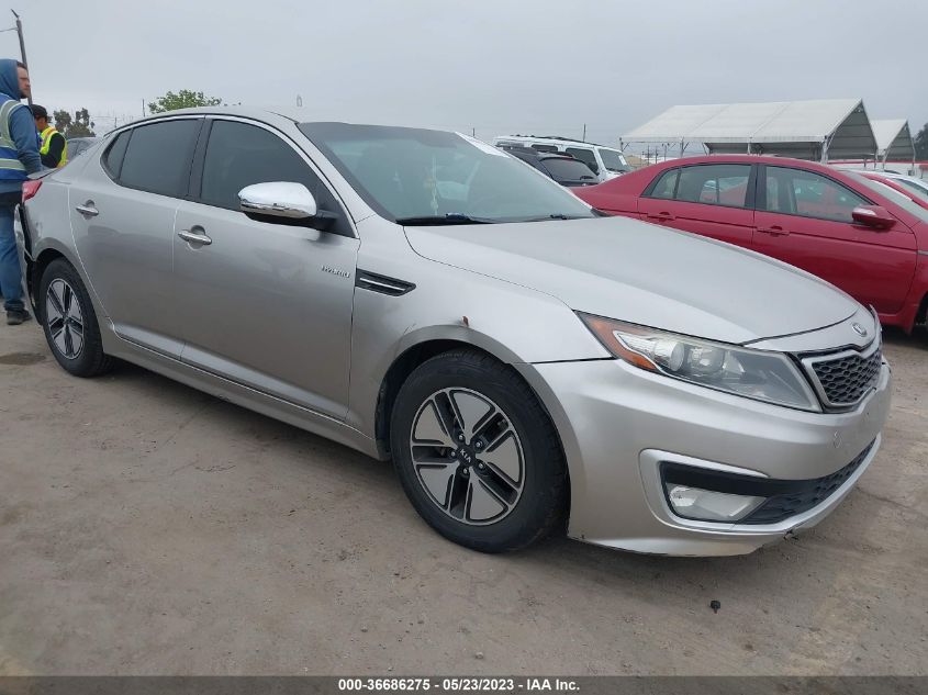 2013 KIA OPTIMA HYBRID LX - KNAGM4AD7D5043476