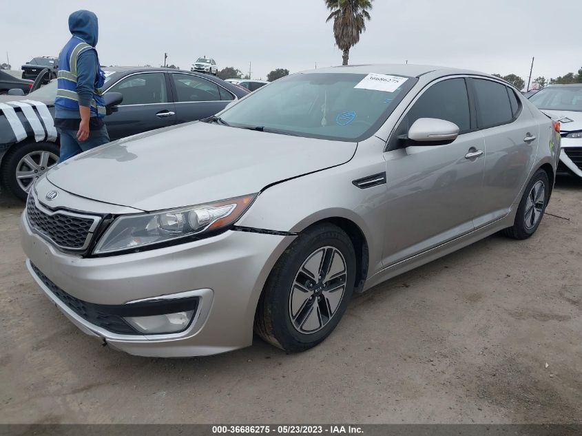 2013 KIA OPTIMA HYBRID LX - KNAGM4AD7D5043476