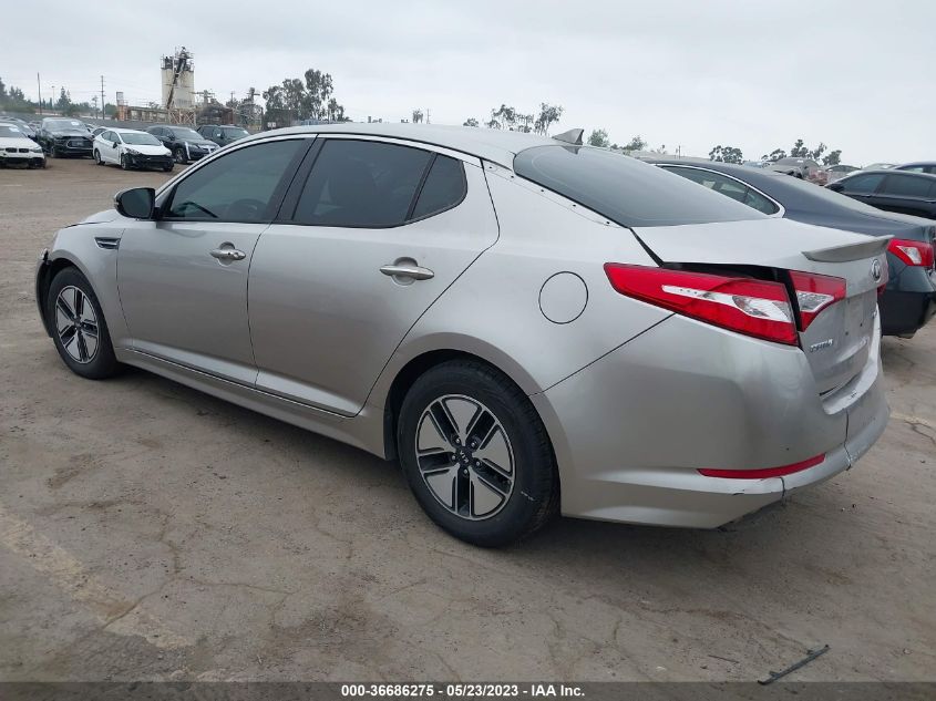 2013 KIA OPTIMA HYBRID LX - KNAGM4AD7D5043476