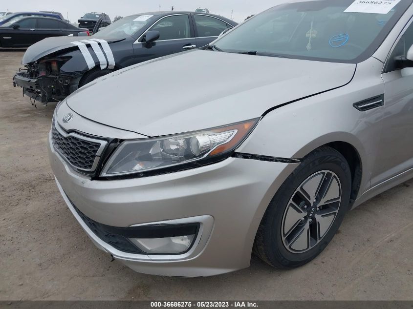 2013 KIA OPTIMA HYBRID LX - KNAGM4AD7D5043476