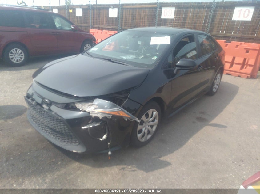 VIN 5YFEPMAE8MP250942 2021 TOYOTA COROLLA LE