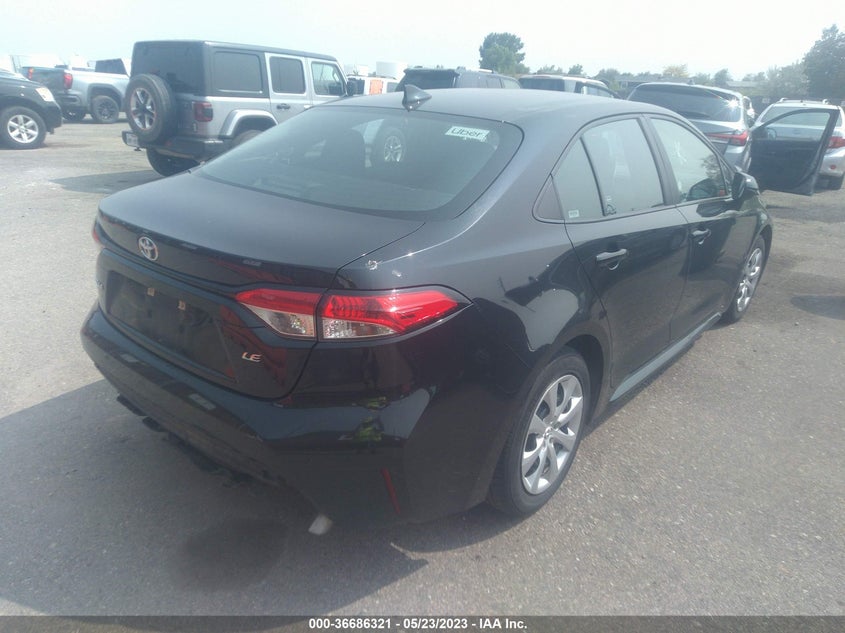 VIN 5YFEPMAE8MP250942 2021 TOYOTA COROLLA LE