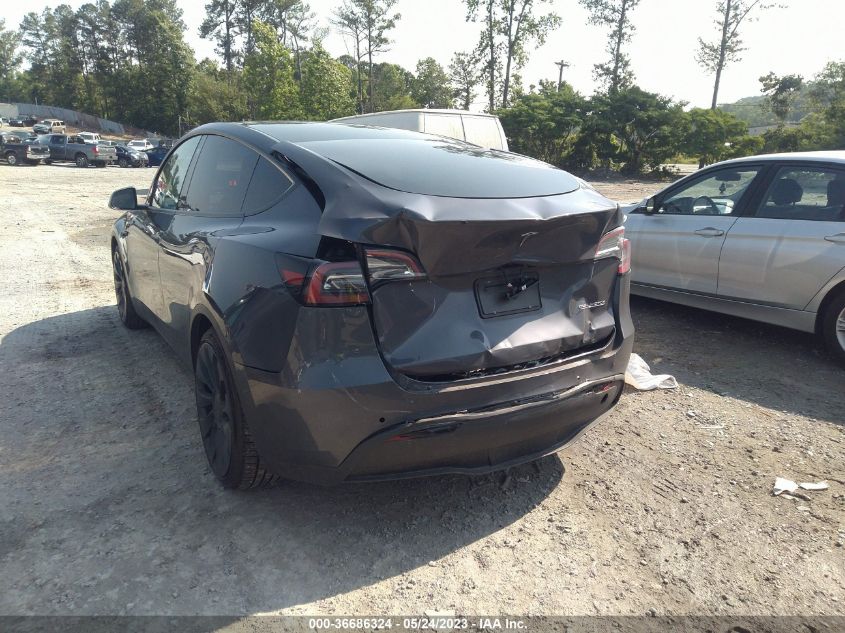 2022 TESLA MODEL Y PERFORMANCE - 7SAYGDEFXNF516848
