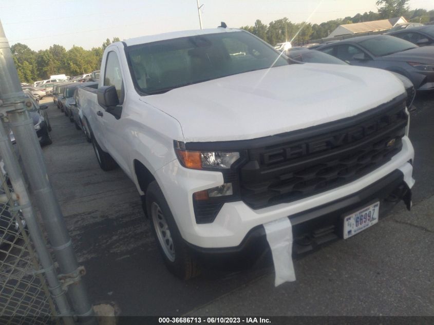 2023 CHEVROLET SILVERADO 1500 WORK TRUCK - 3GCNDAEK6PG226303