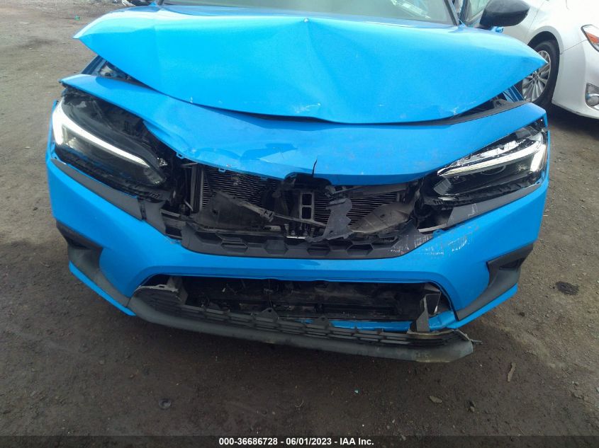 2022 HONDA CIVIC HATCHBACK SPORT - 19XFL2H89NE002089