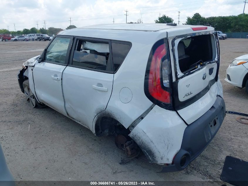 2016 KIA SOUL BASE - KNDJN2A23G7300196