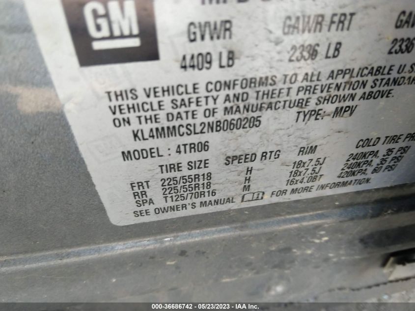 2022 BUICK ENCORE GX PREFERRED - KL4MMCSL2NB060205