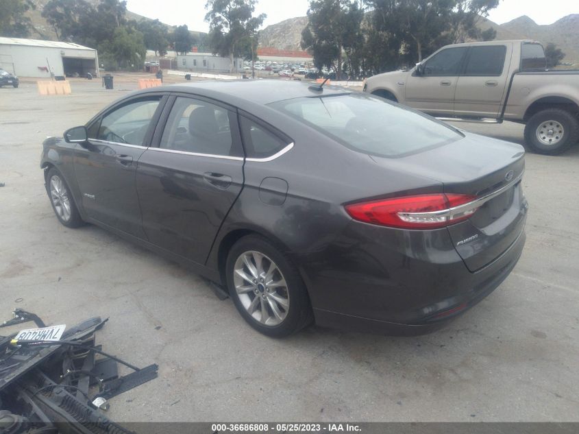 2017 FORD FUSION HYBRID SE - 3FA6P0LU6HR286183