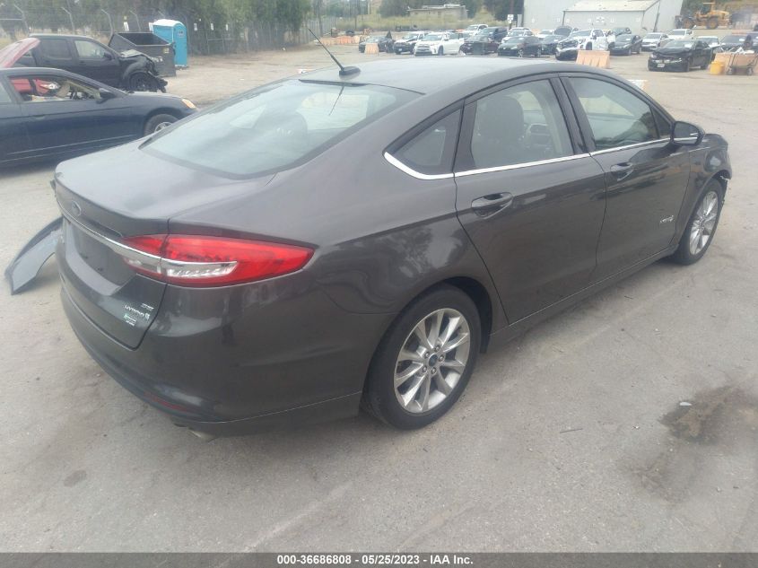 2017 FORD FUSION HYBRID SE - 3FA6P0LU6HR286183