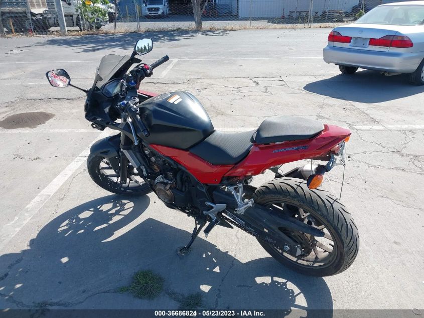 2016 HONDA CBR500 R - MLHPC4415G5300059