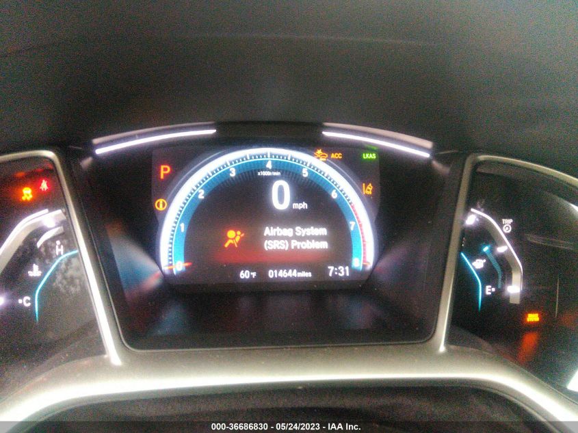2020 HONDA CIVIC SEDAN EX-L - 19XFC1F7XLE219314