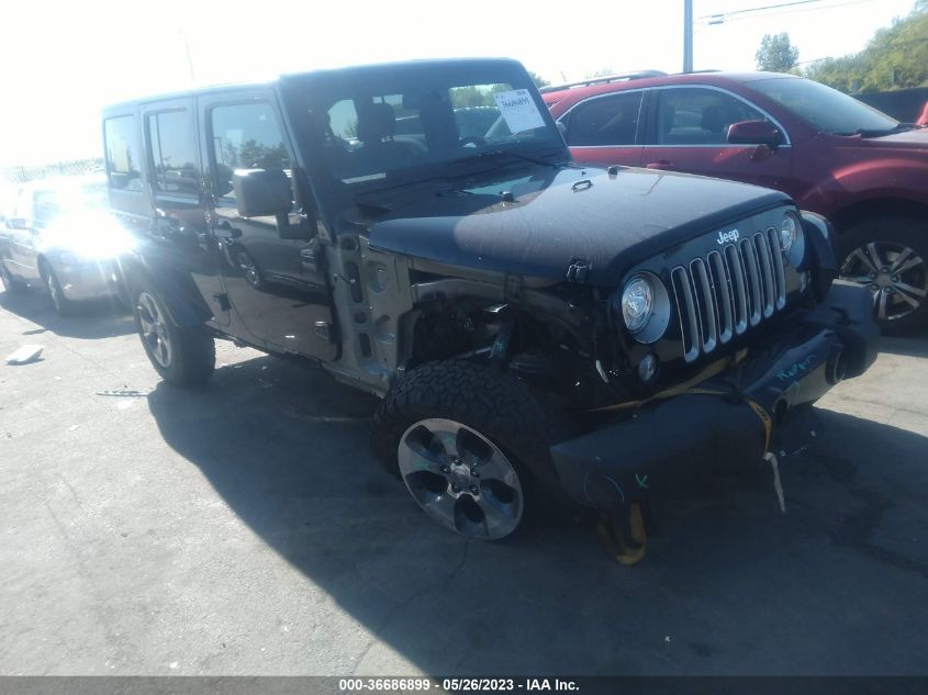 2017 JEEP WRANGLER UNLIMITED SAHARA - 1C4BJWEGXHL717496