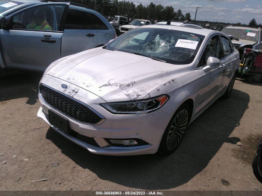 2018 FORD FUSION HYBRID TITANIUM/PLATINUM - 3FA6P0RU8JR168116