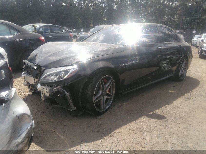 55SWF8HB0GU126625 2016 MERCEDES-BENZ C-CLASS, photo no. 2