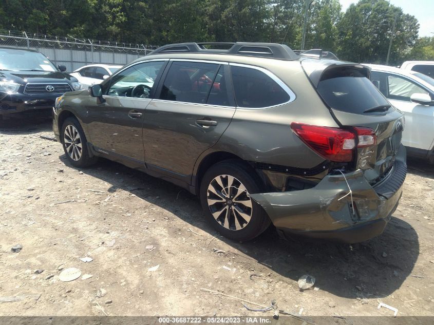 2017 SUBARU OUTBACK LIMITED - 4S4BSANC1H3400098