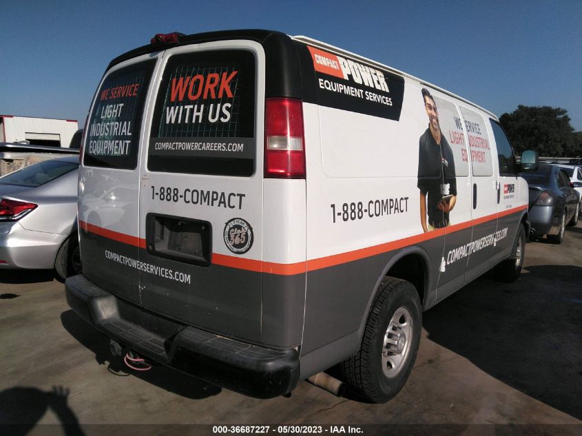 2016 CHEVROLET EXPRESS CARGO VAN - 1GCWGAFF2G1173076
