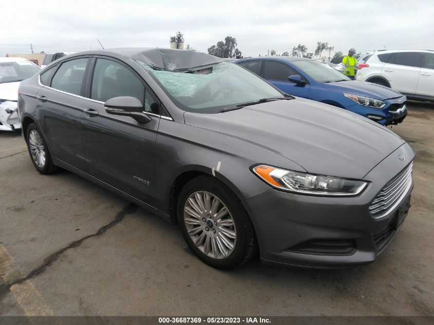 2013 FORD FUSION SE HYBRID - 3FA6P0LU2DR108491