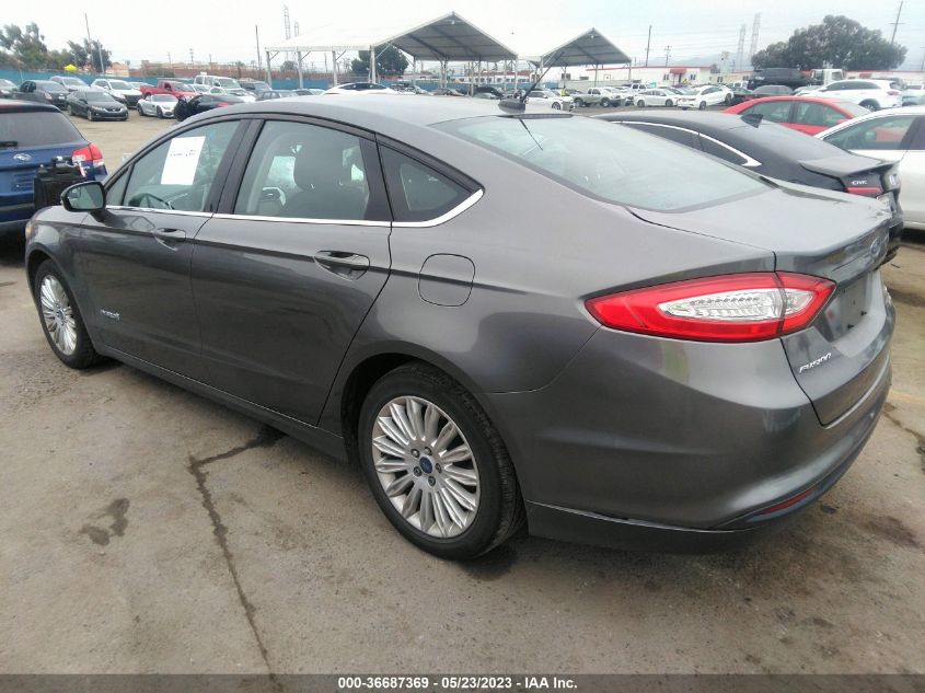 2013 FORD FUSION SE HYBRID - 3FA6P0LU2DR108491