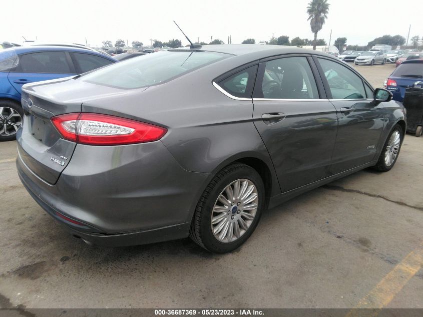 2013 FORD FUSION SE HYBRID - 3FA6P0LU2DR108491