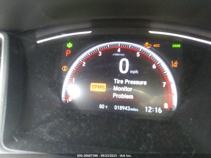 2019 HONDA CIVIC SEDAN SPORT - 2HGFC2F81KH594463