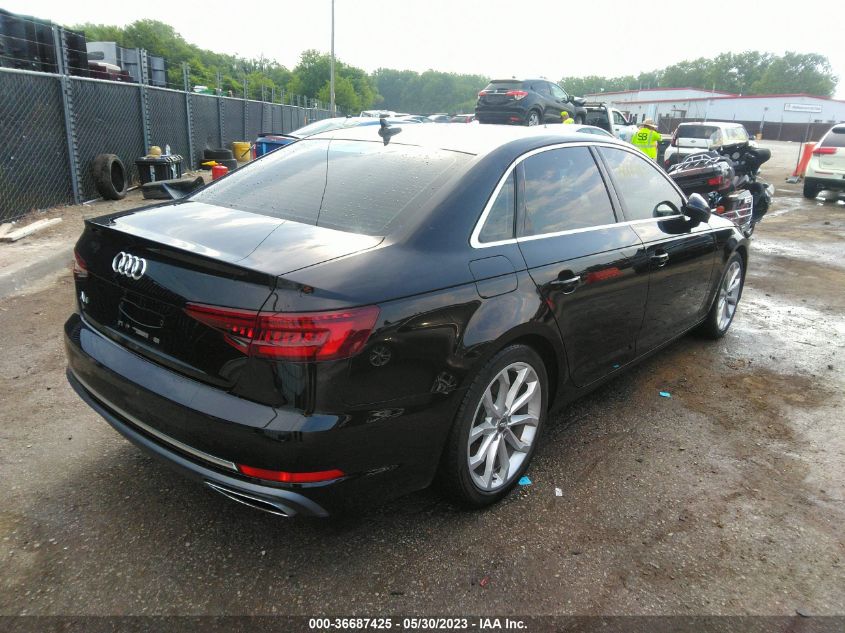 2019 AUDI A4 PREMIUM/TITANIUM PREMIUM - WAUGMAF43KN004310