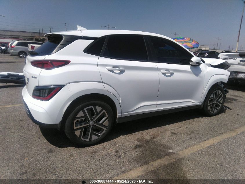 2022 HYUNDAI KONA ELECTRIC LIMITED - KM8K53AG1NU155594
