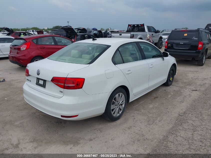 2015 VOLKSWAGEN JETTA SEDAN 1.8T SE W/CONNECTIVITY - 3VWD17AJ3FM296116