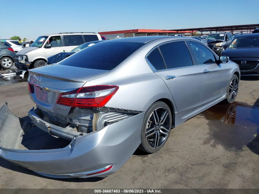 2016 HONDA ACCORD SEDAN SPORT - 1HGCR2F58GA128168