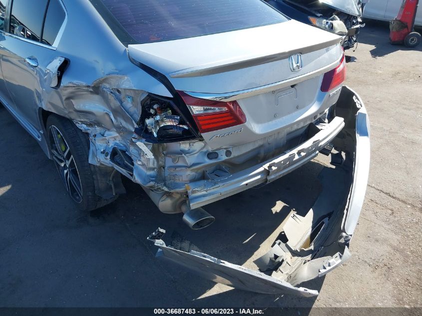 2016 HONDA ACCORD SEDAN SPORT - 1HGCR2F58GA128168