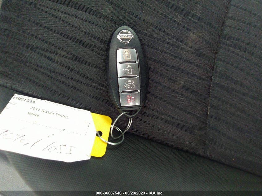 VIN 3N1AB7AP0HY392808 2017 NISSAN SENTRA SV