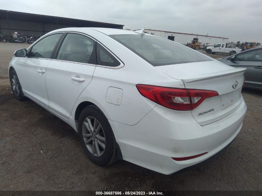 2015 HYUNDAI SONATA 2.4L SE - 5NPE24AF8FH220654