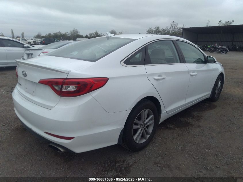 2015 HYUNDAI SONATA 2.4L SE - 5NPE24AF8FH220654