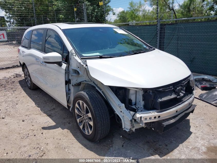 2022 HONDA ODYSSEY EX-L - 5FNRL6H72NB061460