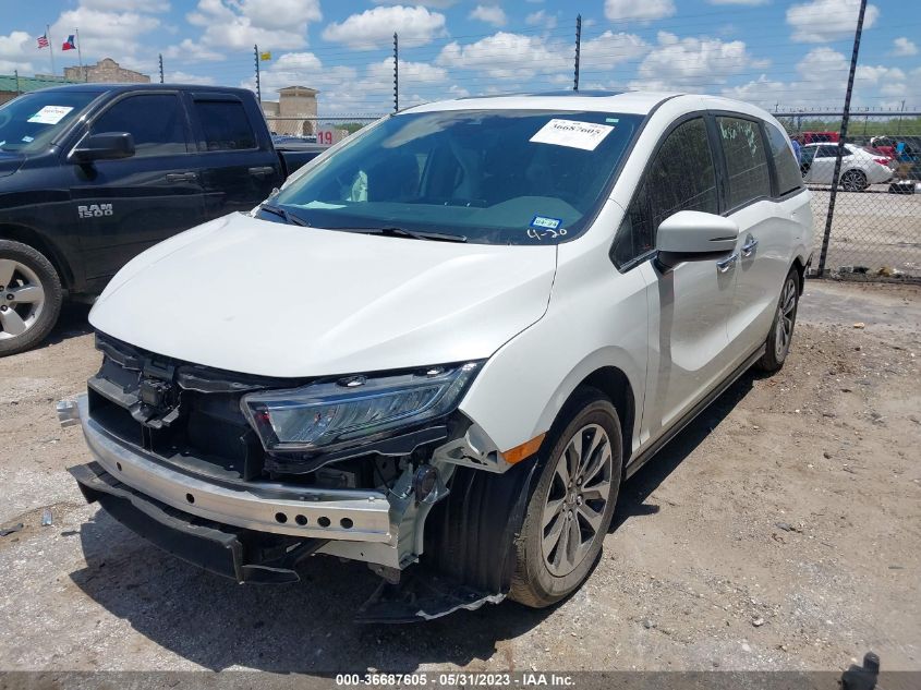 2022 HONDA ODYSSEY EX-L - 5FNRL6H72NB061460